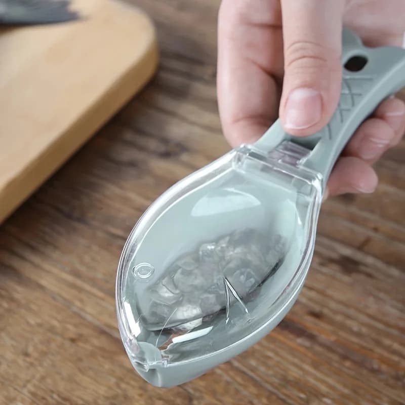 Grattoir à écailles de poisson rapide en plastique outil de cuisine pour nettoyer poisson facilement