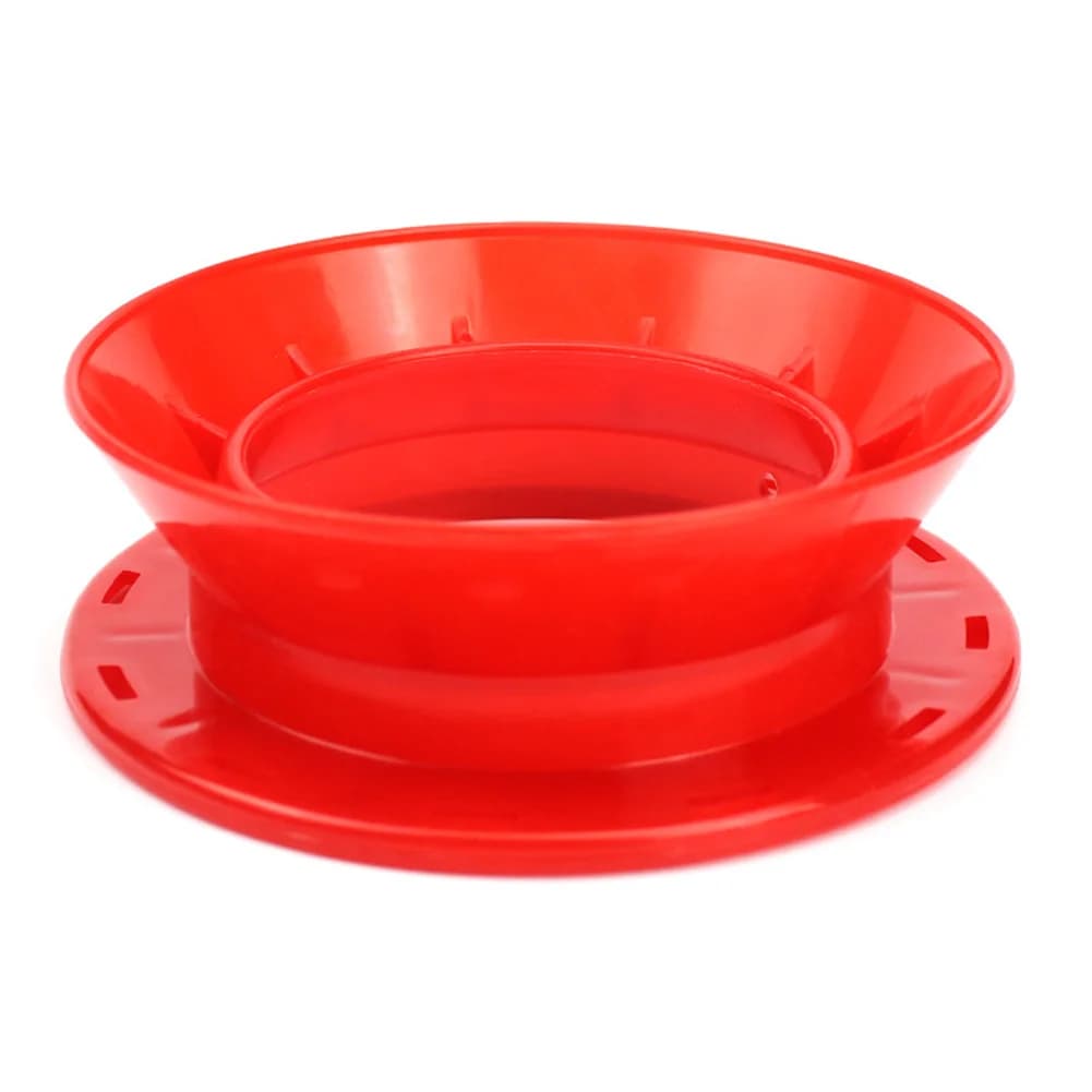 Bobine circulaire pour enroulement fil de pêche 120x80mm avec poignée plastique et anneau de guidage