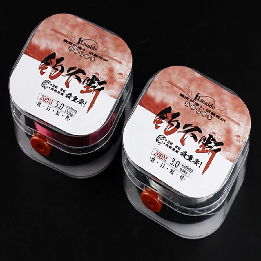Ligne coulante nylon-fluorocarbone Lmaide 200m 20kg - qualité japonaise pêche mer et eau douce