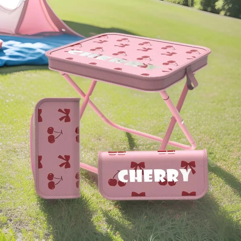 Chaise pique-nique camping pliante multifonction portable - Tabouret pêche voyage ultra-léger accessoires