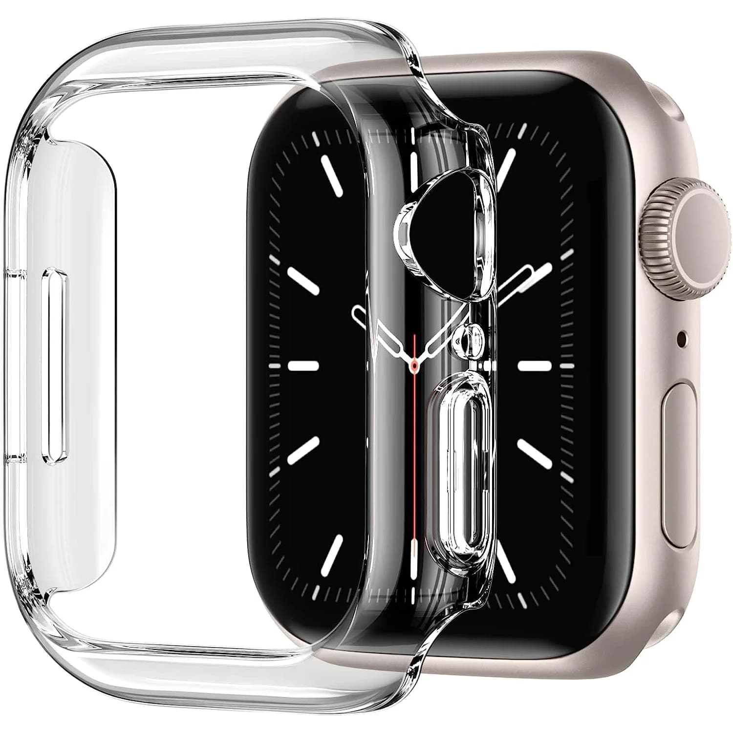 Coque protection Apple Watch 46mm 40mm 45mm 41mm PC bumper série 11 10 9 8 7 SE pêche