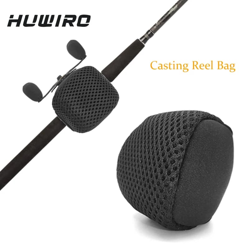 2 ou 4 housses de protection souples pour moulinets de pêche étui accessoires pêche casting