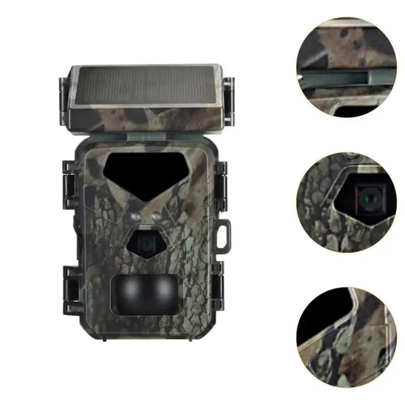 Caméra de chasse 4K vision nocturne infrarouge étanche IP65 surveillance cerfs sécurité jardin