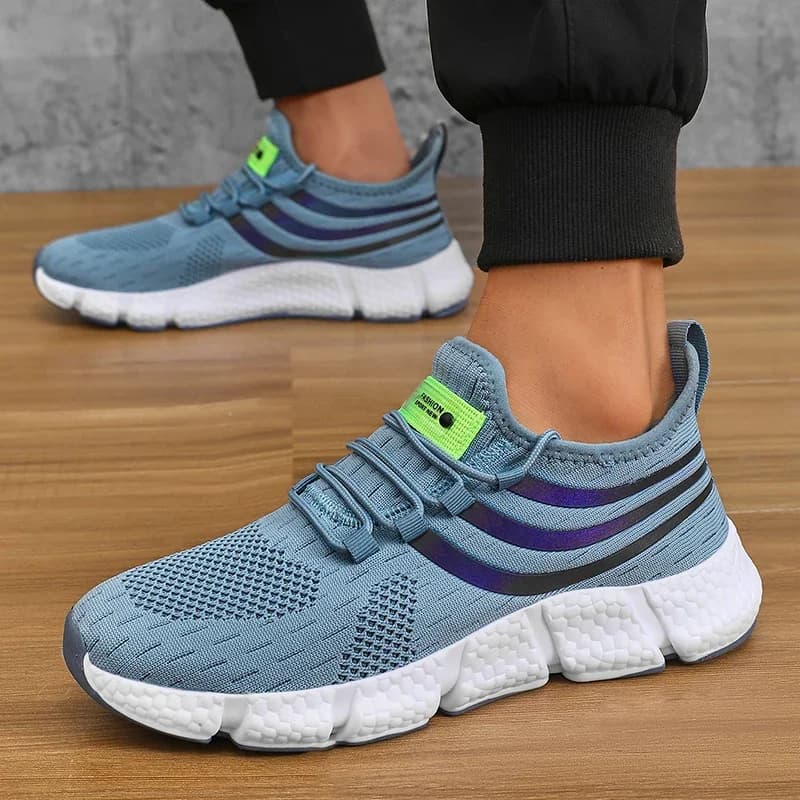 Chaussures de sport homme légères respirantes anti-dérapantes pour pêche marche running extérieur