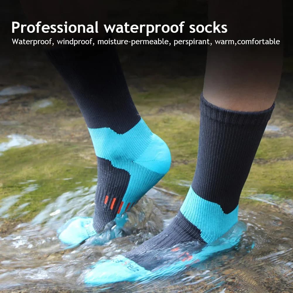 Chaussettes étanches respirantes crew outdoor randonnée camping hiver vélo neige