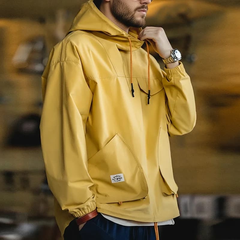 Veste multi-poches Maden outdoor - Parka coupe-vent loose randonnée escalade printemps automne