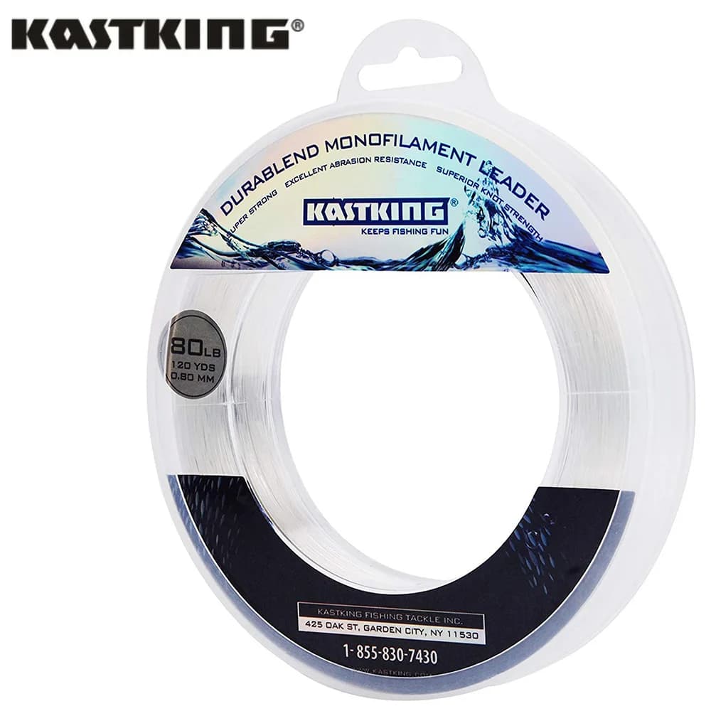 Ligne de pêche monofilament nylon KastKing haute résistance 20-200LB pour bateau et pêche sportive