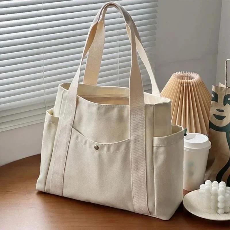 Sac tote canvas Homefish grand volume pour transport équipement pêche, études et shopping quotidien