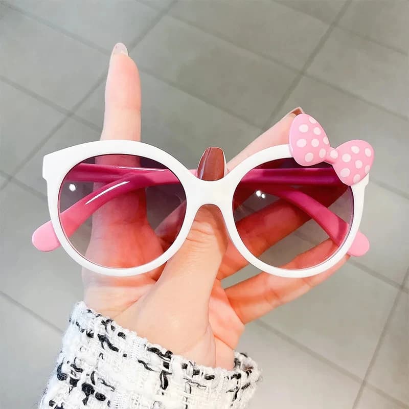 Lunettes de soleil nuit décor arc enfants 1-2PCS pour pêche familiale et vacances estivales