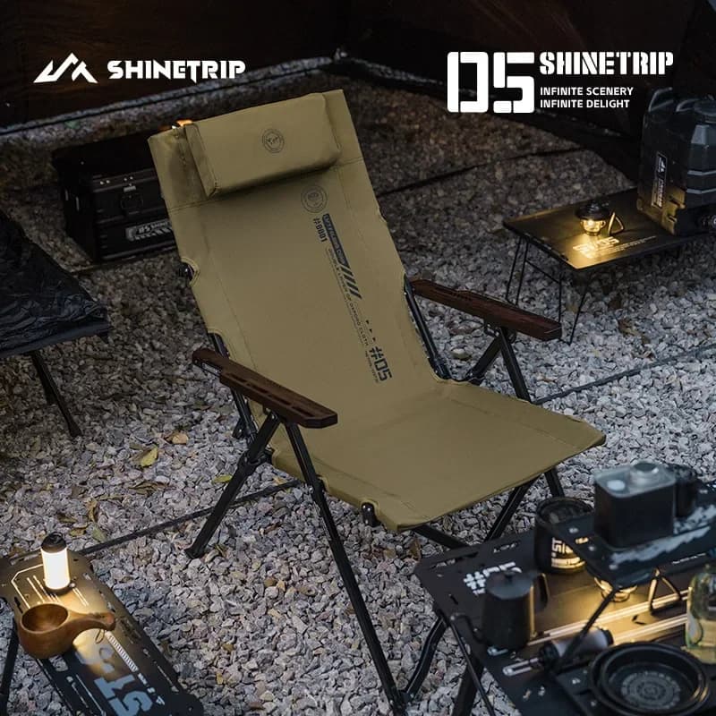 Chaise pliante ajustable ShineTrip pour pêche - Siège polyvalent bureau camping pique-nique plage
