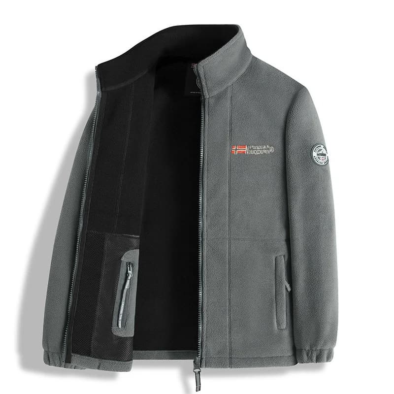 Veste polaire épaisse homme pour pêche hivernale - Confort chaud qualité outdoor