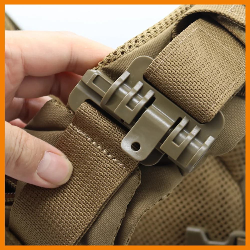 Boucles de libération rapide pour gilet pêche - Déconnecteur épaules ceinturon pêche tactique