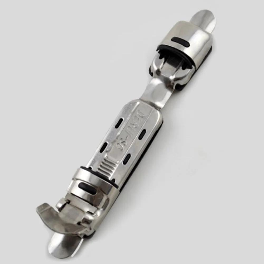 Support moulinet pêche plaque inox 12.5x2cm siège de fixation pour protéger canne pêche