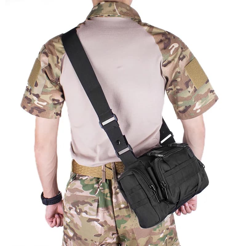 Sac banane ceinture étanche homme cross-body épaule randonnée escalade pêche camping