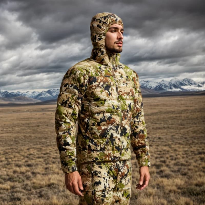 Veste camouflage pêche hiver homme Kelvin Light - Combinaison technique chasse et pêche doublée