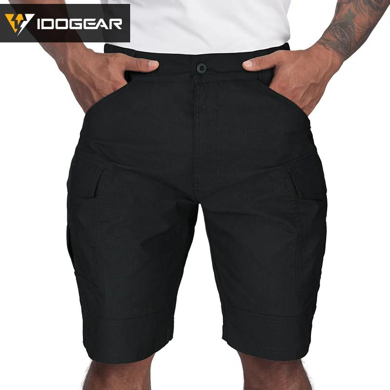 Short tactique pêche IDOGEAR homme séchage rapide multi-poches stretch randonnée vélo été