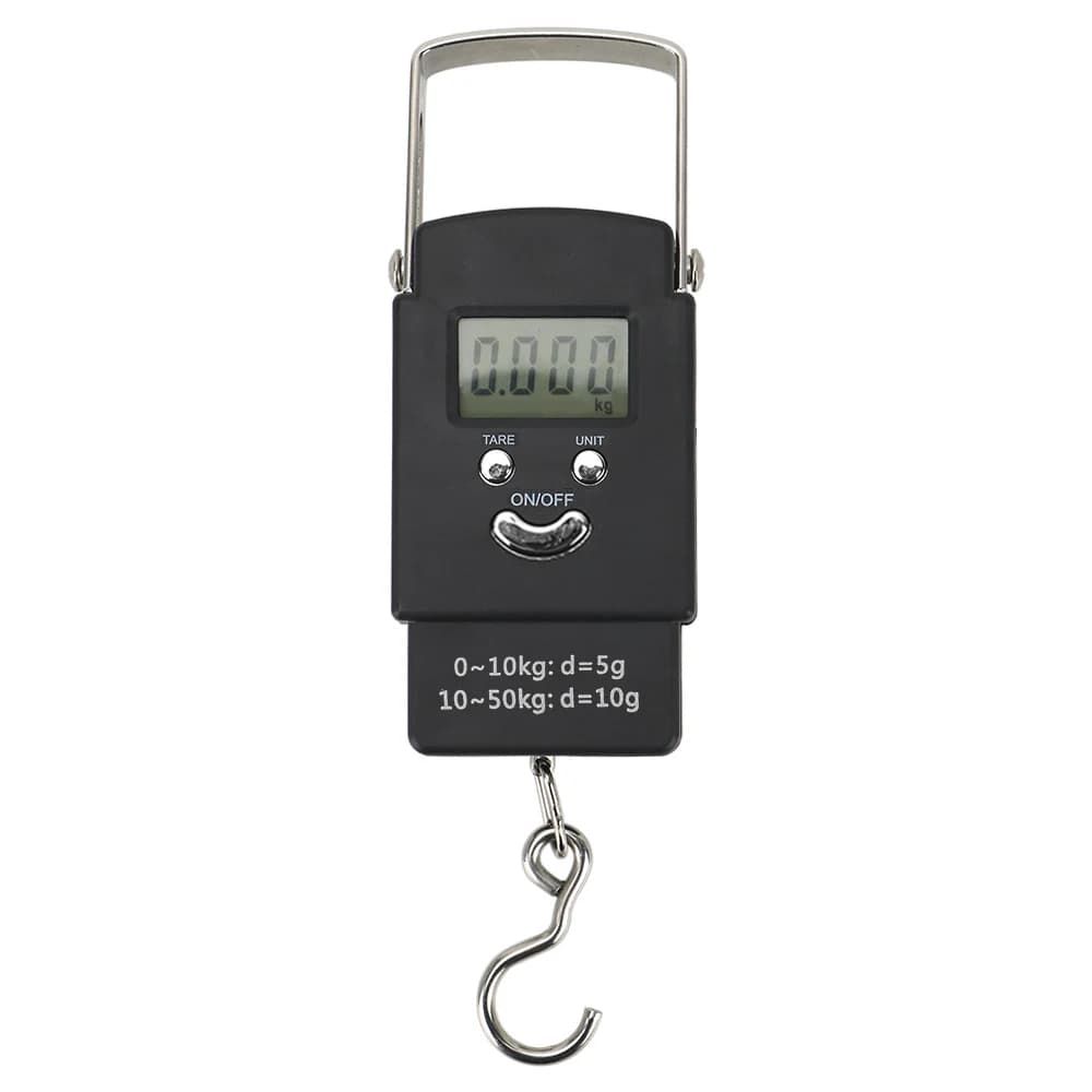 Balance numérique accrocheuse 50Kg/110lb LCD électronique pour pêche bagages voyage portable outil maison