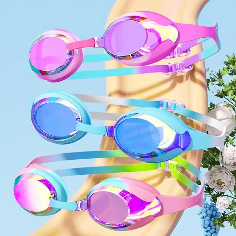 Lunettes de natation enfants garçons filles étanches anti-buée HD professionnelles piscine