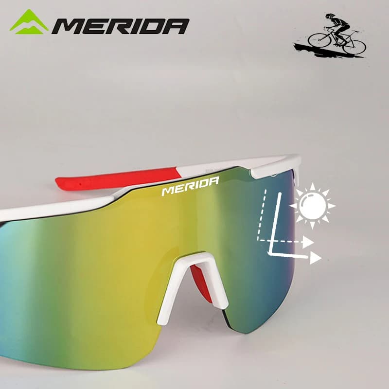 Lunettes Merida pêche VTT - Verres REVO anti-brouillard certifiés pour pêche en montagne