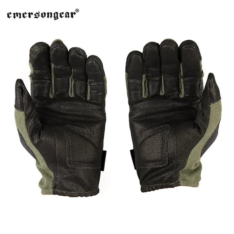 Gants tactiques Emerson cuir protection pêche chasse - doigts complets vélo airsoft activités outdoor