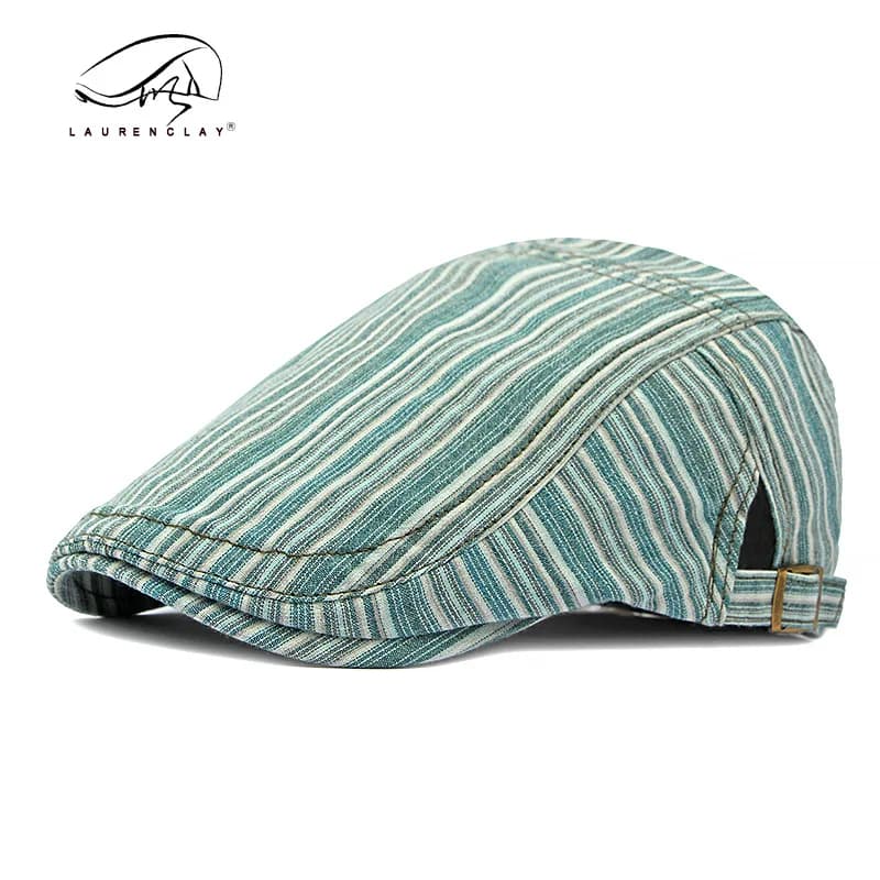 Chapeau newsboy pêche vintage - Flat cap irlandais pêche chasse ajustable respirant