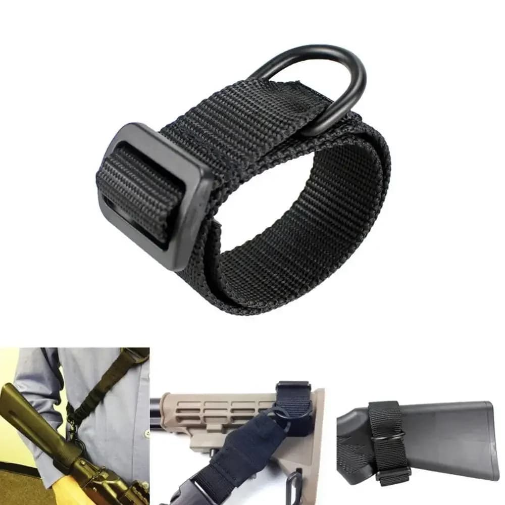 Adaptateur sangle crosse airsoft tactique multifonction AR15 pêche fixation