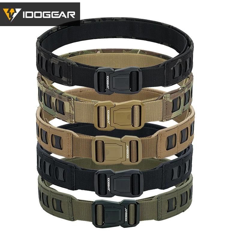 Ceinture tactique légère IDOGEAR 2 pouces avec boucle rapide pour sports outdoor et pêche