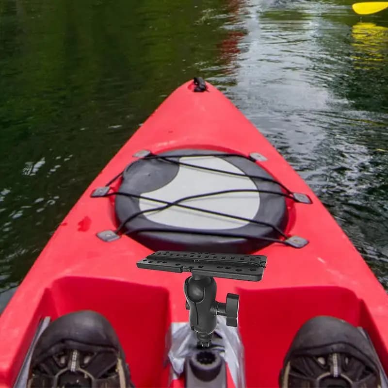 Support pivotant pour sondeur poissons GPS avec plaque de base support électronique navigation pêche