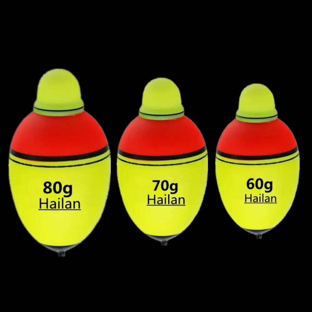 Flotteur lumineux pêche de nuit 30g à 100g, bouchon EVA grande capacité pour pêche au coup
