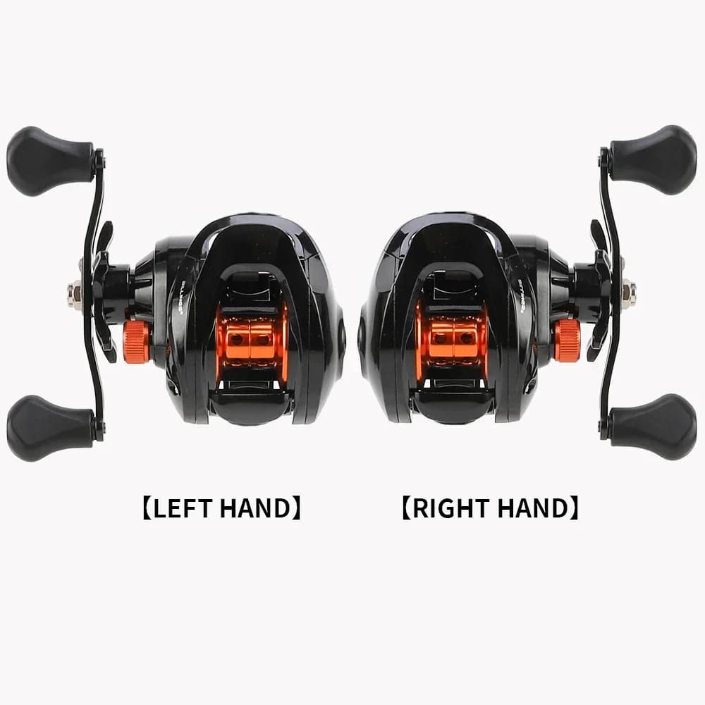 Moulinet casting GLS haute vitesse 6.3:1 métal pour pêche mer - ratio rapide, frein 8kg, pour leurres et poissons