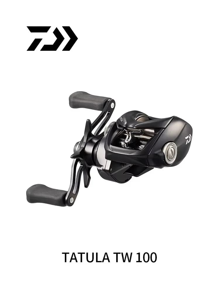 Moulinet baitcasting Daiwa Tatula TW100 2024 frein 5kg 7+1 roulements pour pêche aux leurres