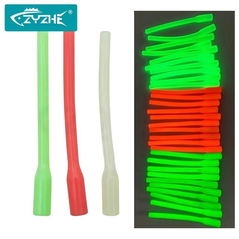 Tube lumineux anti-morsure pour pêche en mer - 10 pièces de 7,5cm contre l'emmêlement des bas de ligne