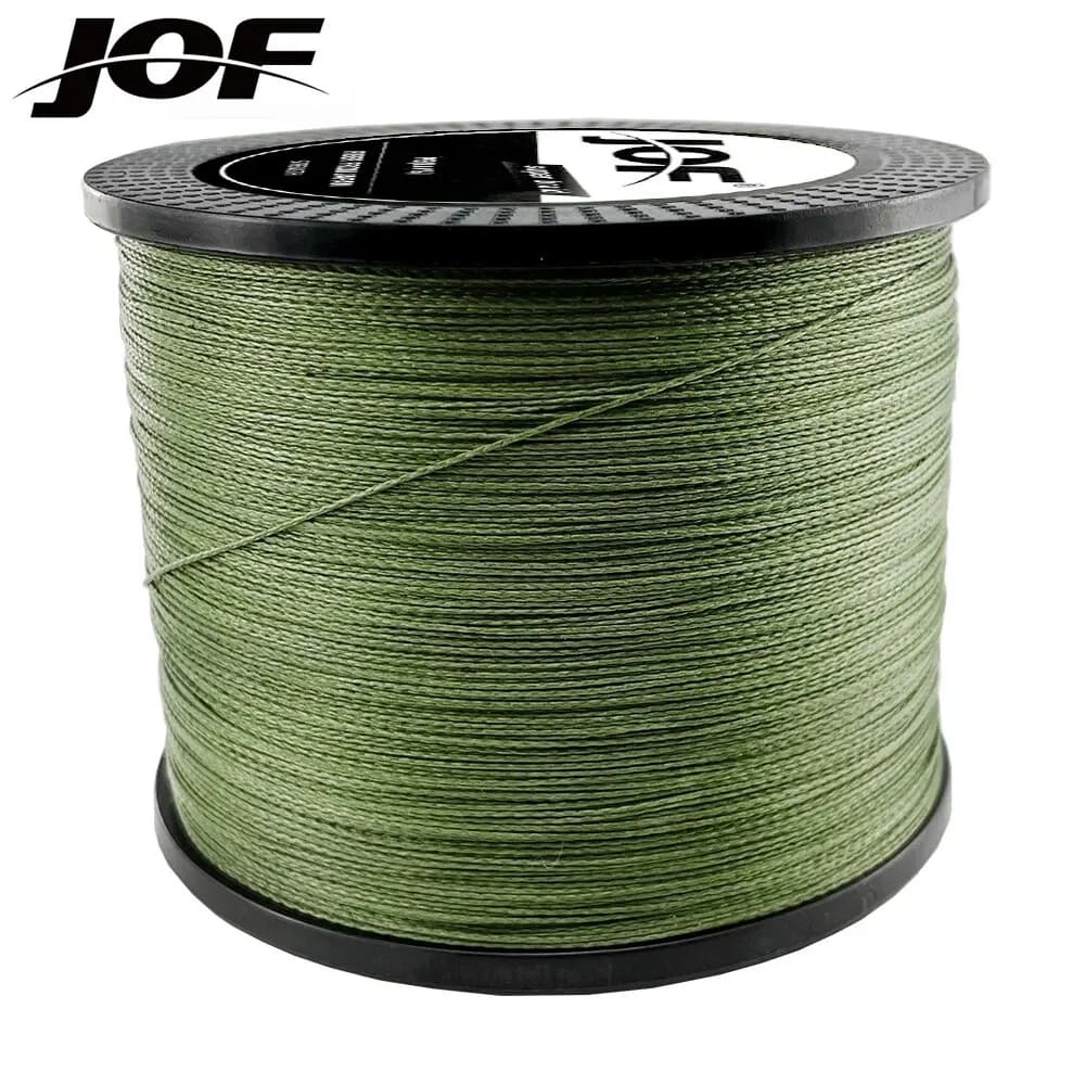Ligne de pêche japonaise JOF multifilament 4 brins pour la carpe, disponible en 300m, 500m et 1000m