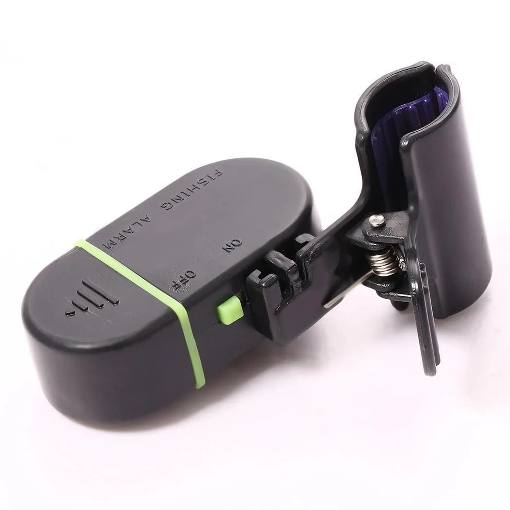 Alerte de touche pêche avec sonnerie et LED clip sur canne, buzzer extérieur pour carnassiers