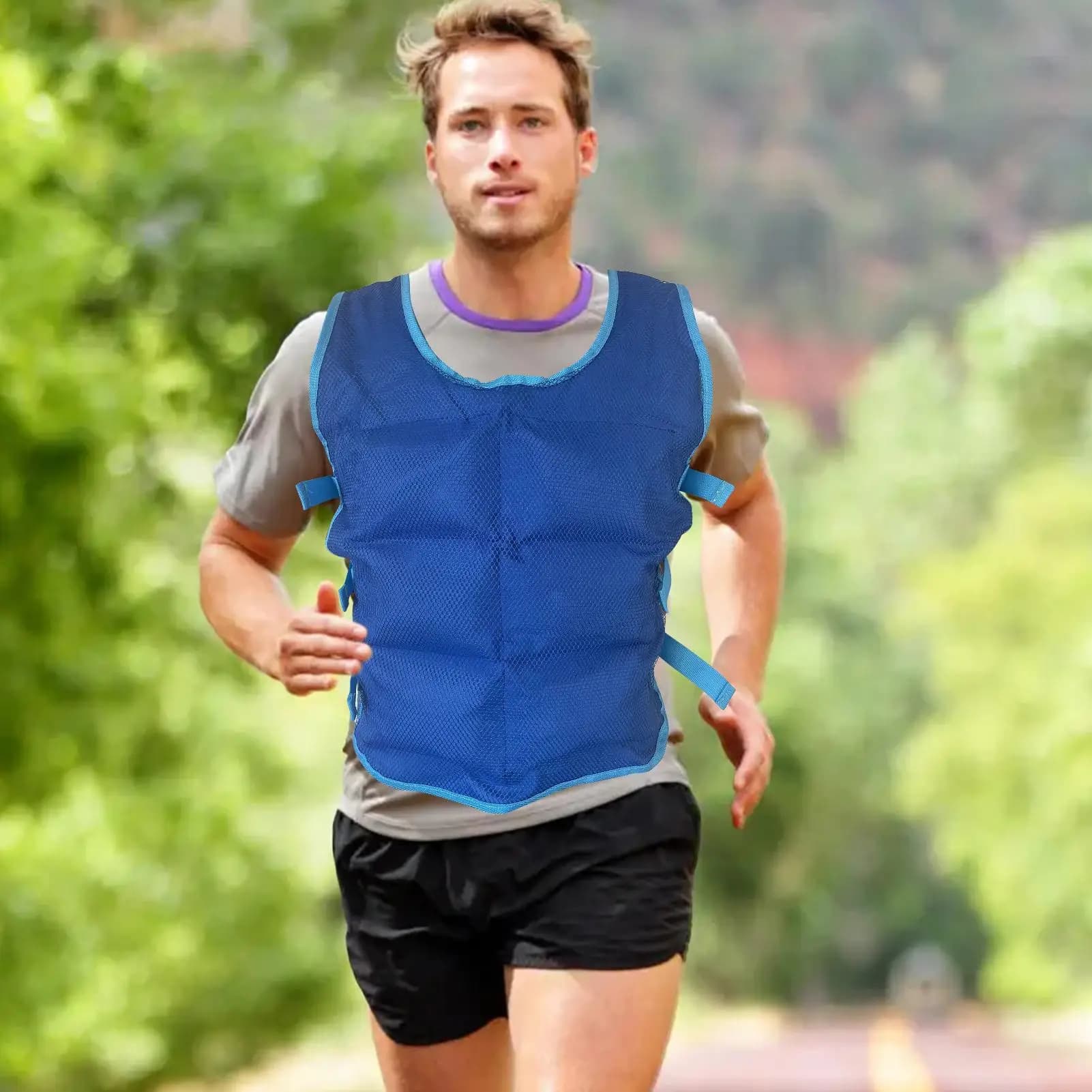 Gilet rafraîchissant pêche été veste refroidissante sécurité haute température extérieur sport pack glace