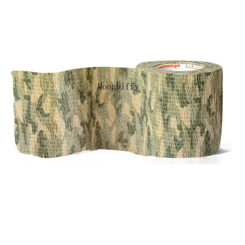Ruban camouflage auto-adhésif 5cmx4.5m étanche - Bandage élastique tactique protection équipements