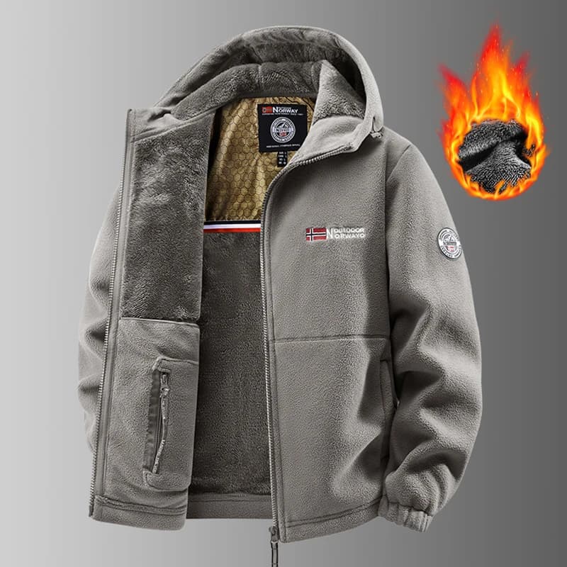 Veste polaire tactique hiver homme pêche - Softshell militaire thermique pour pêche extérieure sportive