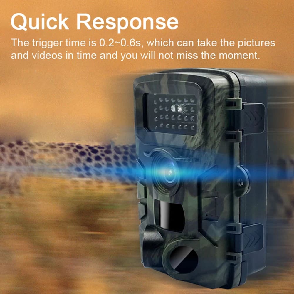 Caméra observation animaux PR700 étanche IP66 multifonction jour nuit pour vidéos chasse extérieure