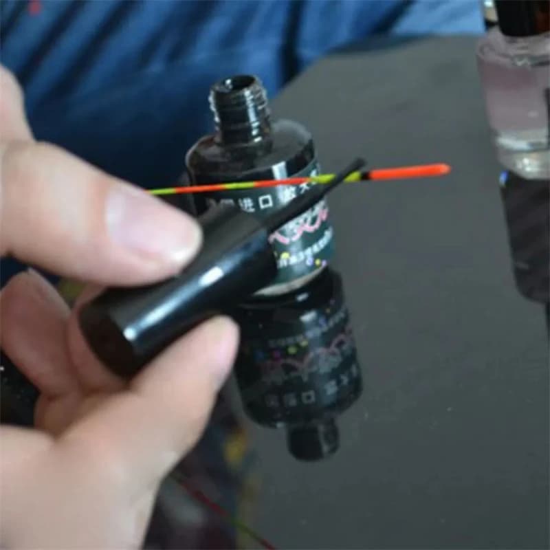 Peinture fluorescente 15ML pour flotteurs de pêche, séchage rapide et réparation de bouchons de ligne