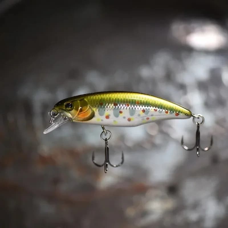 Leurre dur professionnel jerkbait 52mm pour brochet perche, leurre nageur coulant minnow appât carnassier