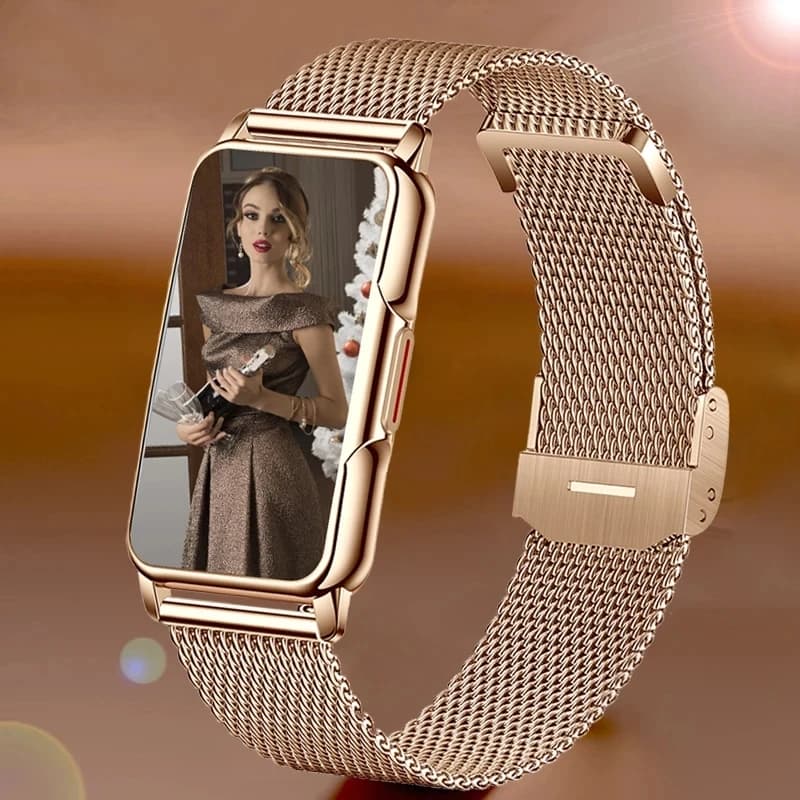 Bracelet connecté smartwatch homme femme monitoring rythme cardiaque étanche 20+ modes sport Android iOS cadeau inclus
