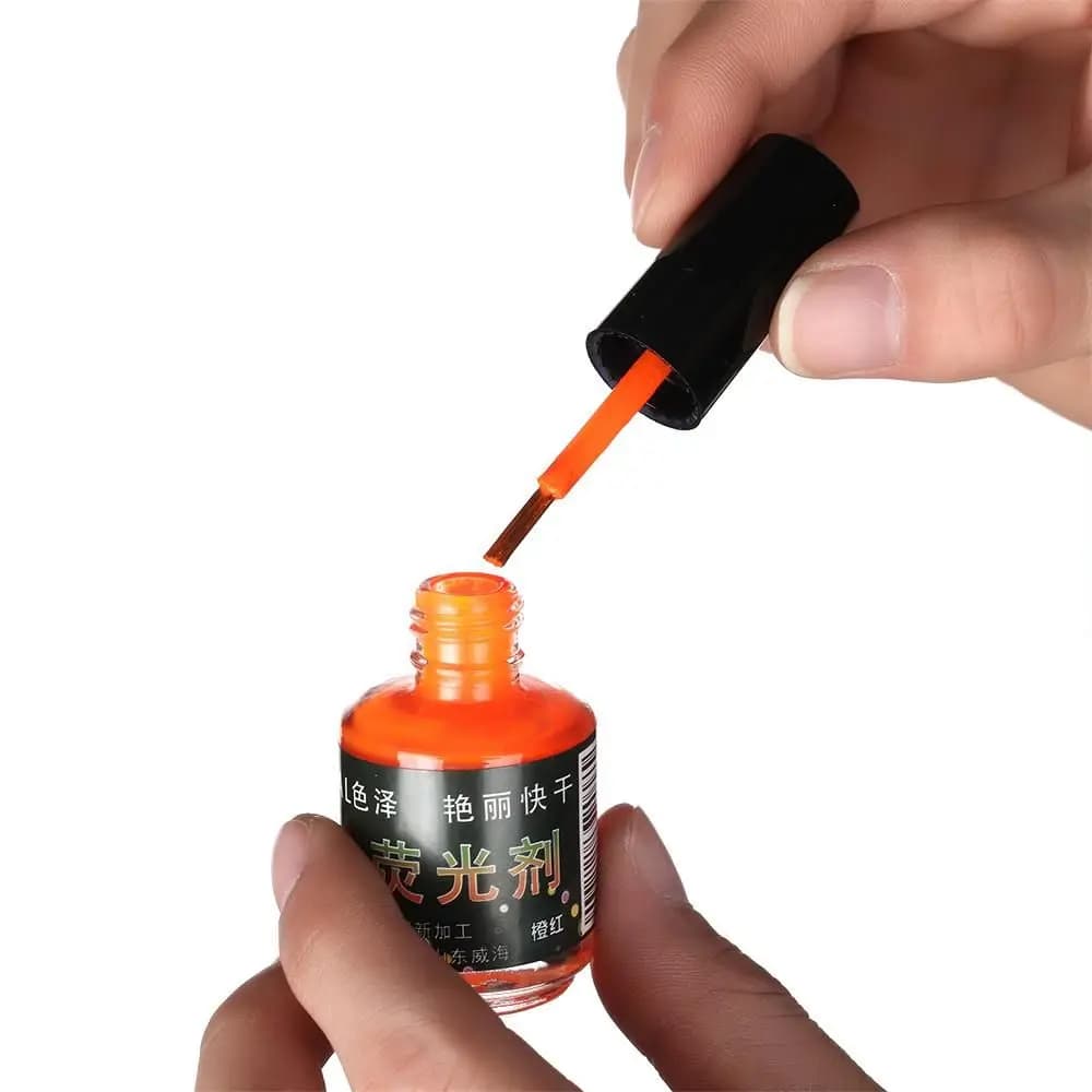 Accessoires DIY pour peindre flotteurs de pêche - Peinture fluorescente pour queues d'indicateurs visibles