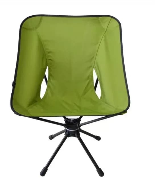 Chaise camping pliante pivotante détachable légère - Siège avec sac pêche randonnée portable
