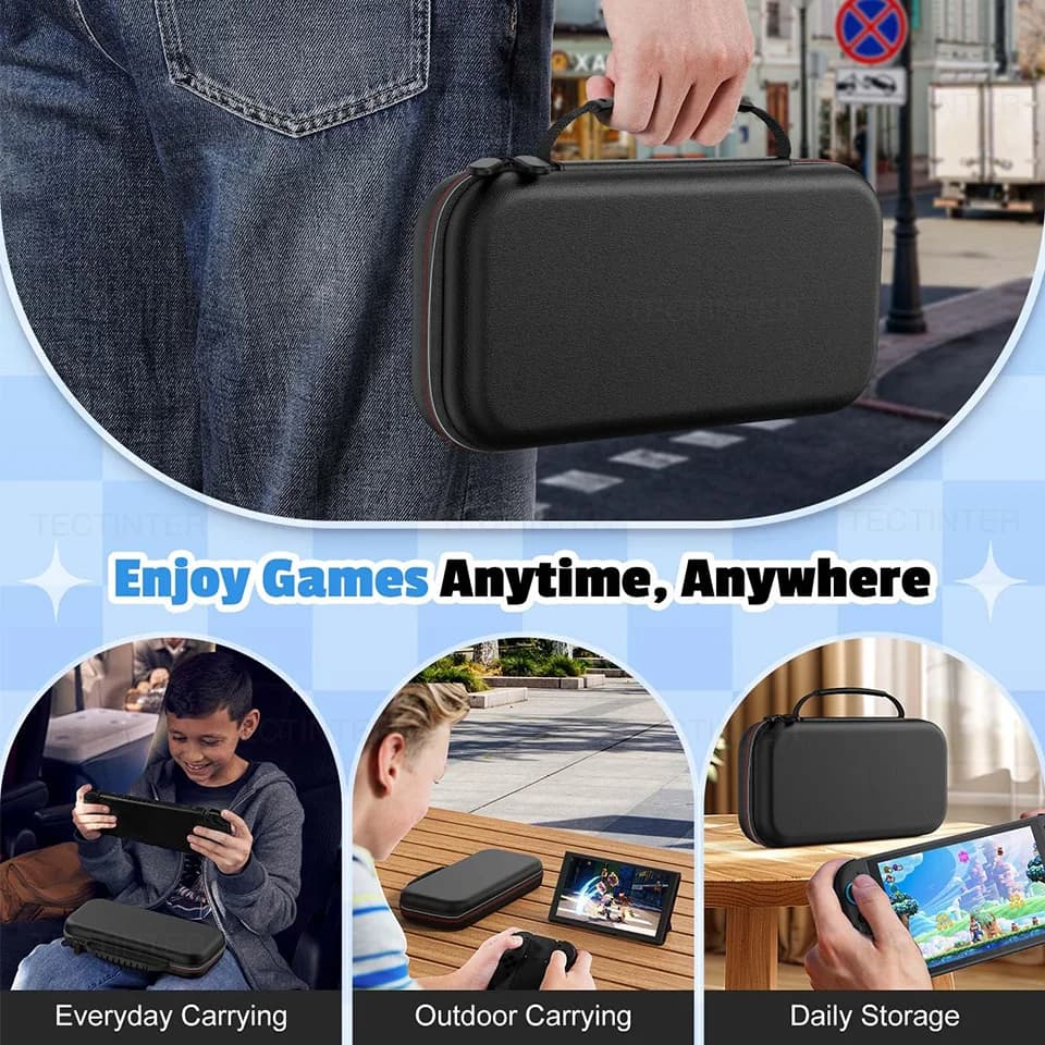 Étui de protection de voyage pour Nintendo Switch 2, coque rigide EVA et pochette pour accessoires