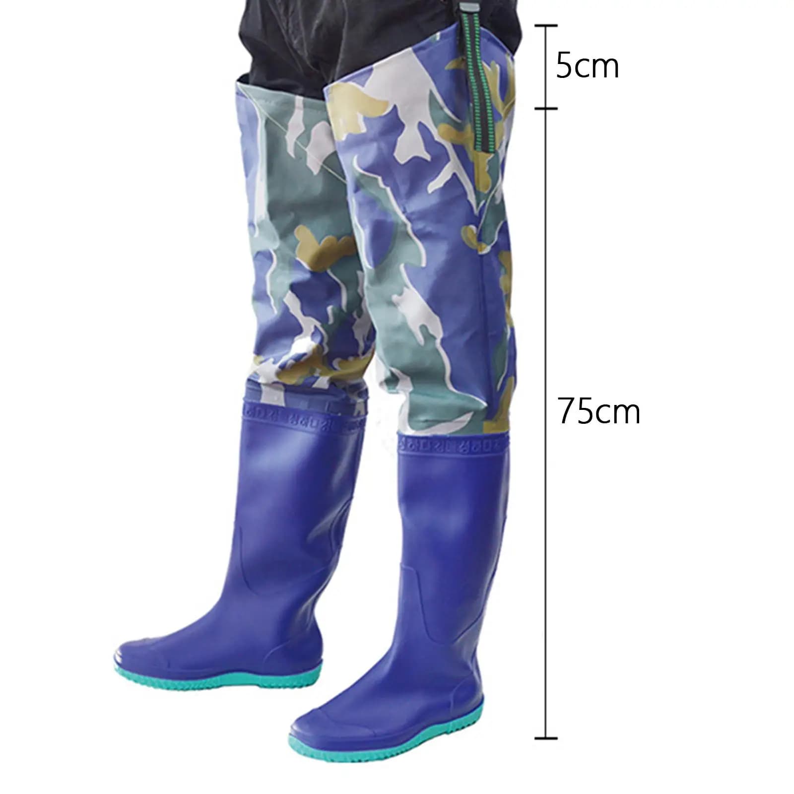 Waders cuissards légers unisexes - Bottes de pêche étanches en nylon pour hommes et femmes