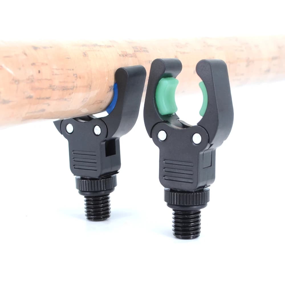 Supports de canne Hirisi AC143 4 pièces pour alarmes - Porte-cannes plastique avec pince pour barres de buzz