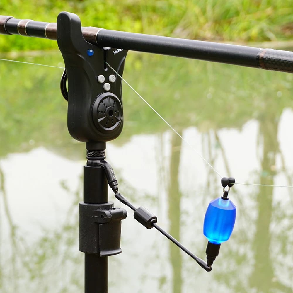 Alarme de touche Hirisi N37 pour pêche au feeder - Contrôle volume, tonalité, sensibilité avec indicateur LED