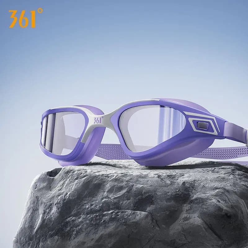 Lunettes de natation 361 waterproof anti-buée HD pour hommes adultes cadre moyen professionnel