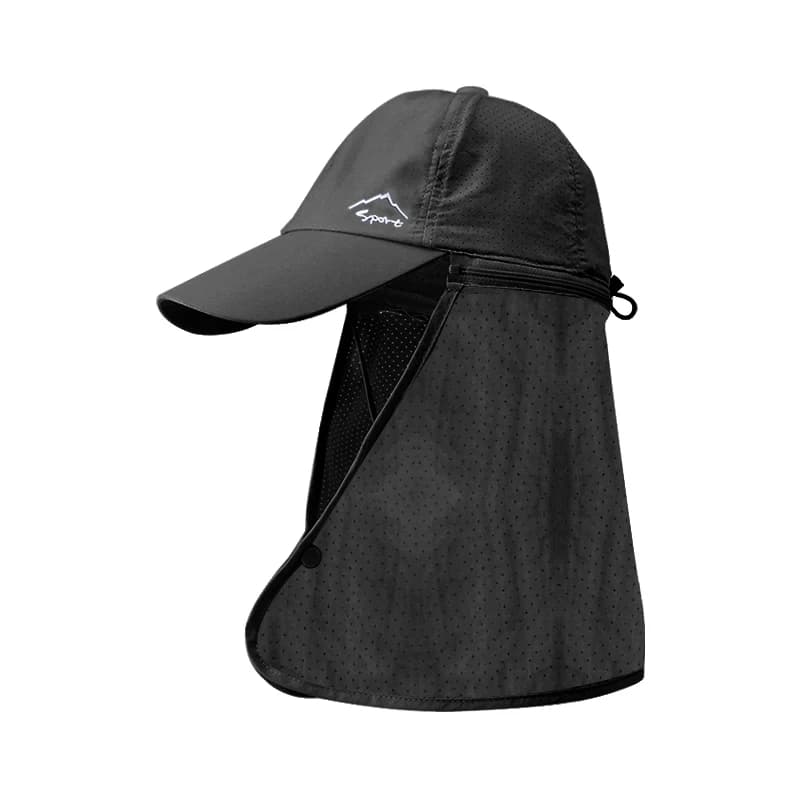 Chapeau de pêcheur Xinbaoguan 9237 été protection solaire homme femme séchage rapide écharpe casquette