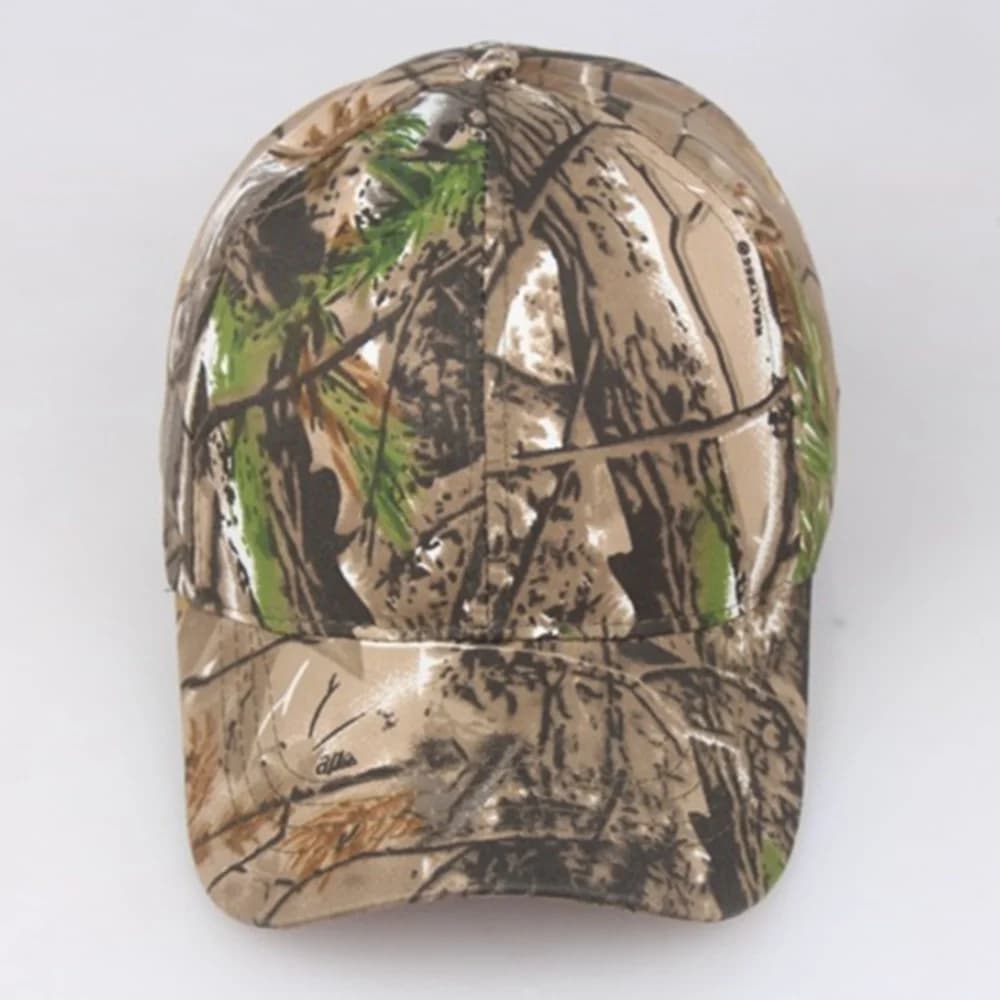 Casquette de pêche ajustable camouflage jungle pour protection solaire été pêche